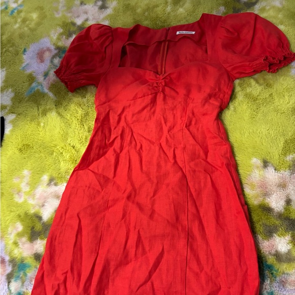 Reformation Red Mini Dress - Picture 9 of 13